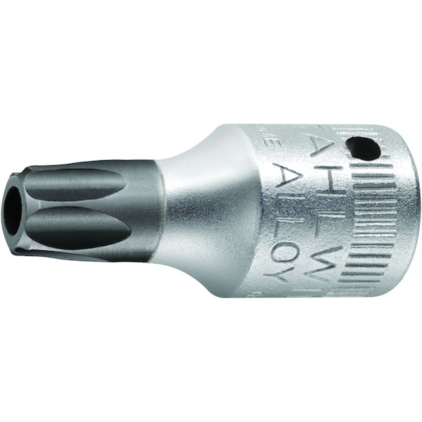 6, 3 mm (1/4") Screwdriver socket TORX T10 L.28 mm